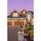 Z-Lite Luca Outdoor Pier Mounted Fixture, 1-Light, 9.25 In.W x 29.75 In.H, Black/Etched 517PHB-553PM-BK-LED - alternate 5